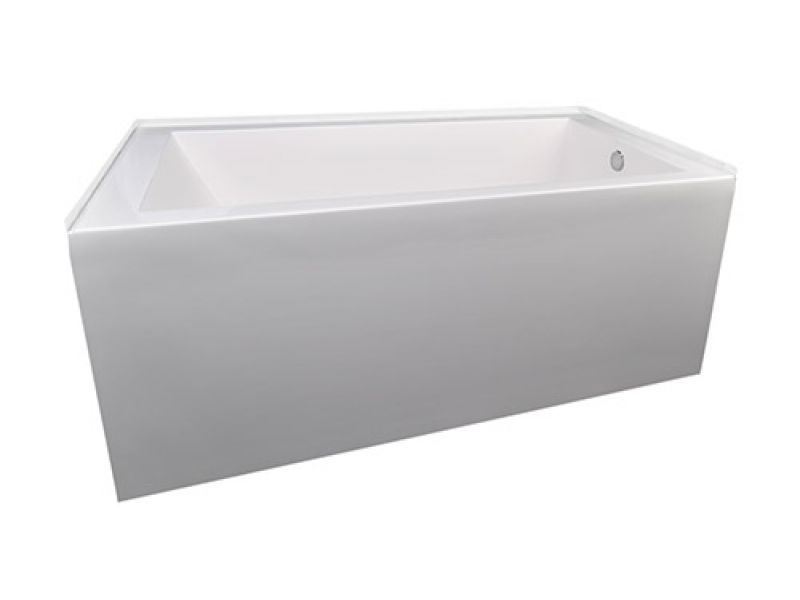 Citrine Solid Surface Alcove Bathtub